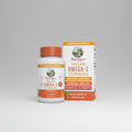 Mary Ruth's Vegan Omega-3 Gummies bottle and packaging on a white background