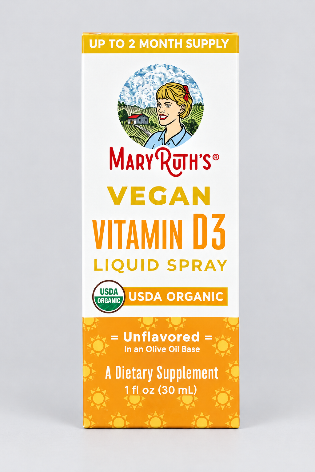 MaryRuth's Vegan Vitamin D3 Liquid Spray Unflavored 1 fl oz