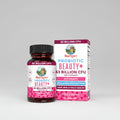 Mary Ruth's Probiotic Beauty+ supplement bottle and packaging on a white background