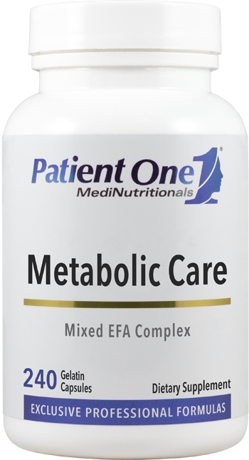 Patient One Metabolic Care Mixed EFA 240 Capsules - front product image
