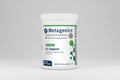 Metagenics G.I. Support supplement container on a gray background