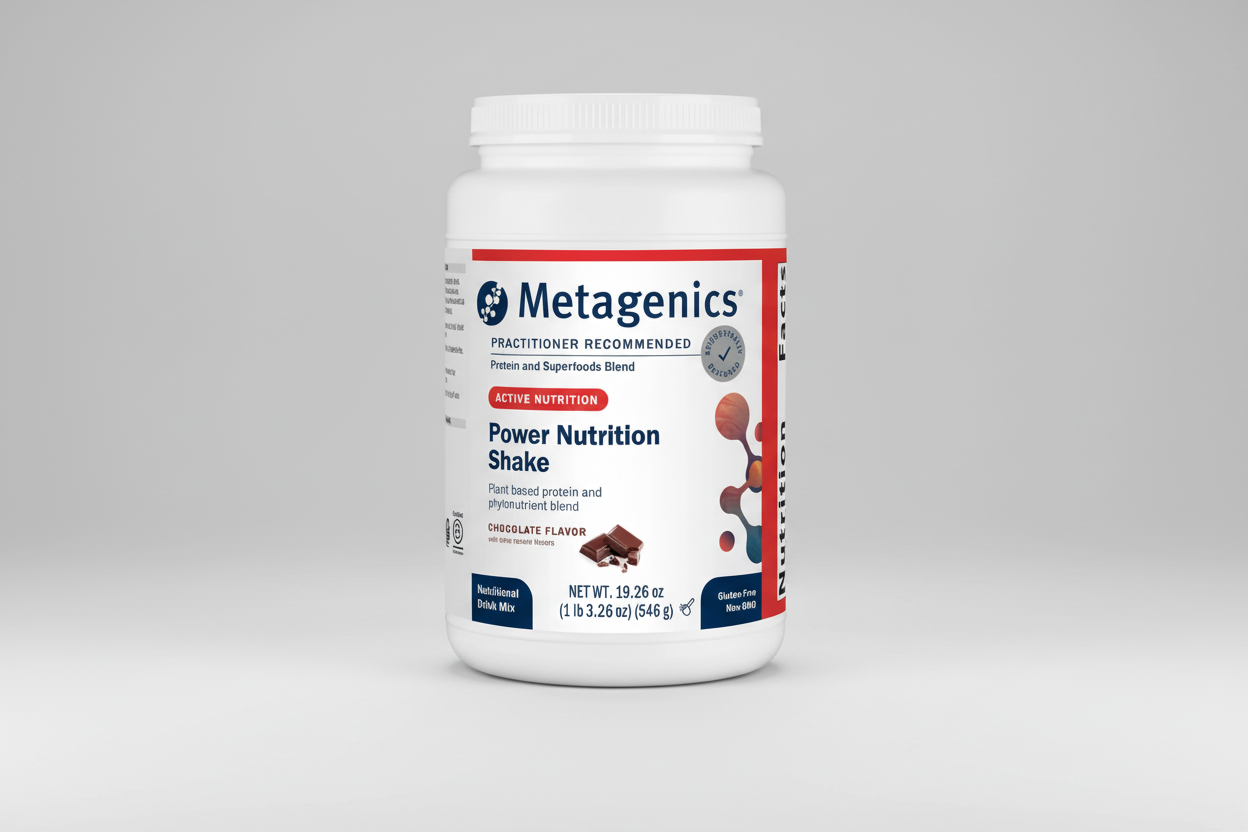 Metagenics Power Nutrition Shake Dutch Chocolate Flavor - 19.26 oz 546 Grams