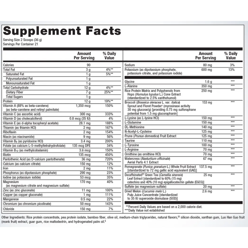 Metagenics UltraClear Renew Detox Chai Flavor 756g (26.67 oz)