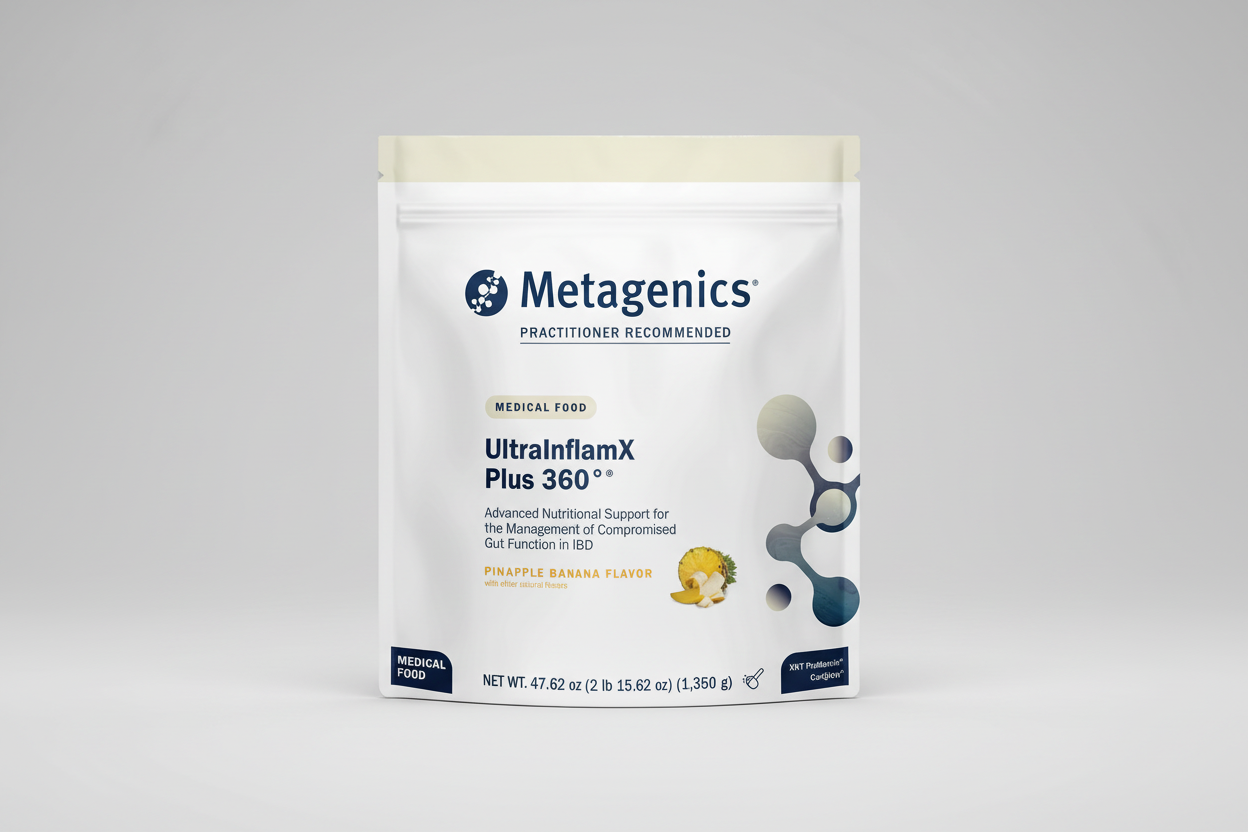 Metagenics UltraInflamX Plus 360° Pineapple-Banana Flavor - 47.62 oz 1,350 Grams