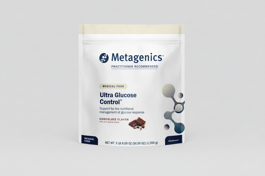 Metagenics Ultra Glucose Control package on a white background