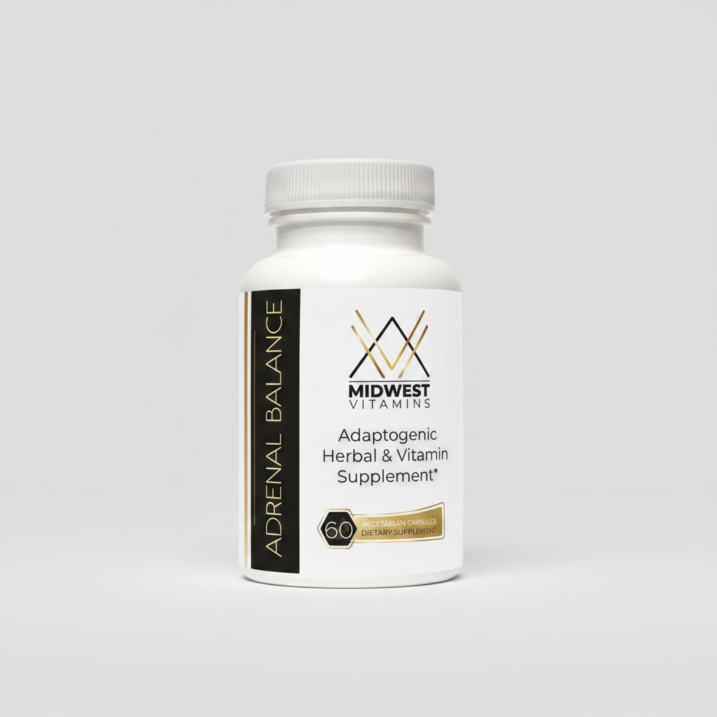 Midwest Vitamins Adrenal Balance 60 Vegetarian Capsules