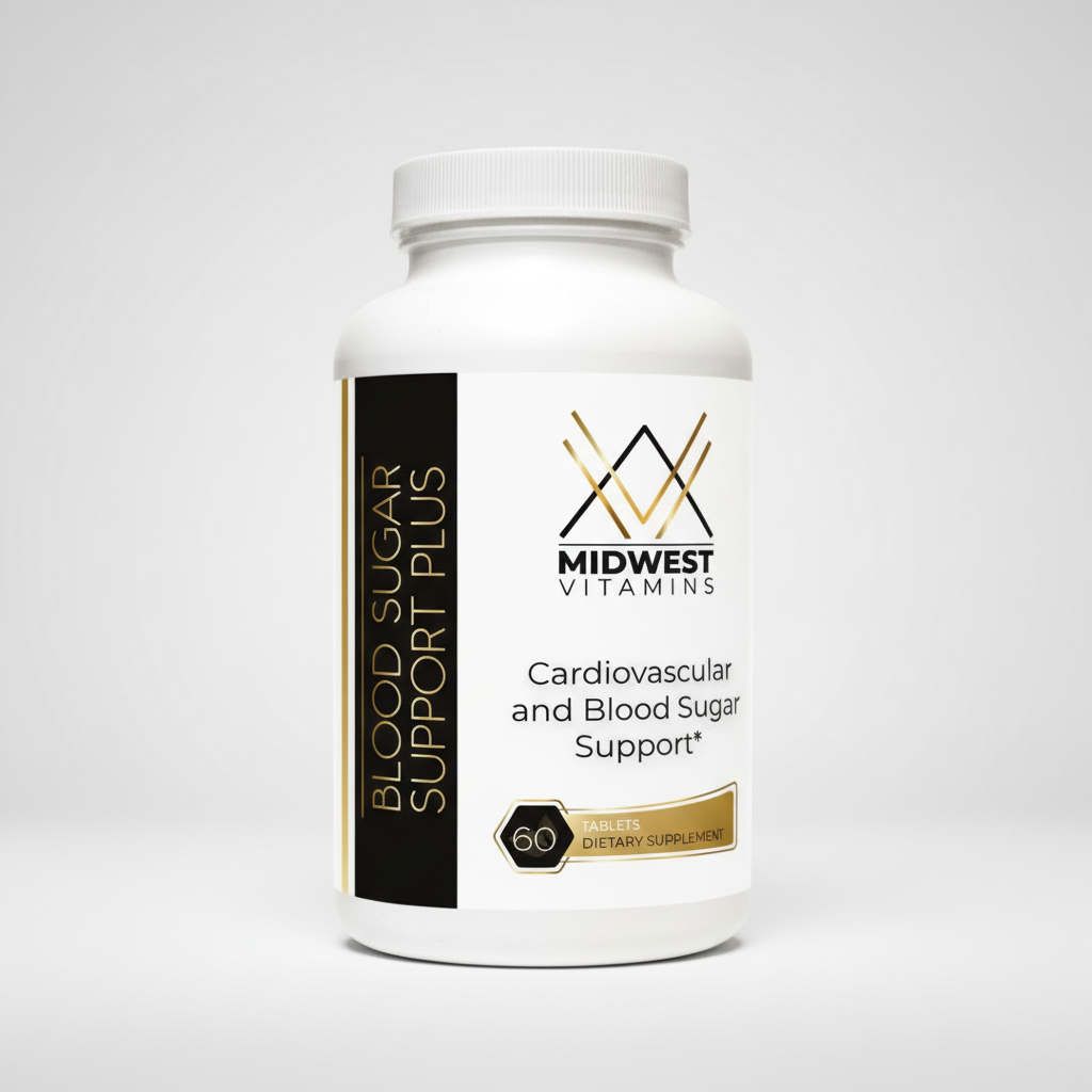 Midwest Vitamins Blood Sugar Support Plus 60 Tablets