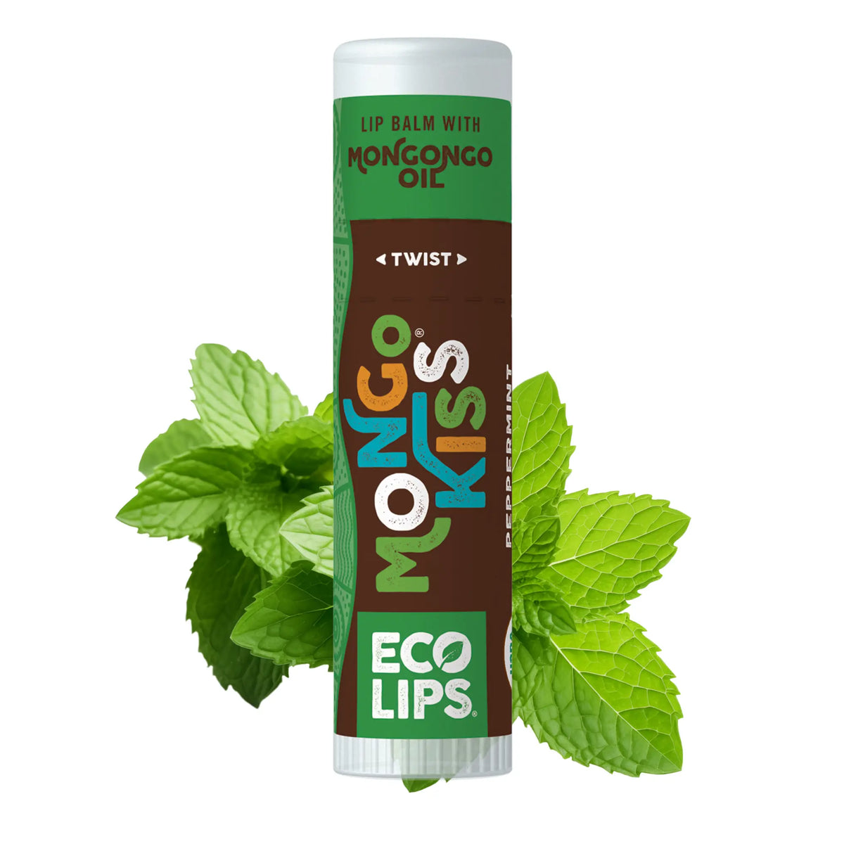 Eco Lips Mongo Kiss Peppermint Lip Balm, 0.25 oz