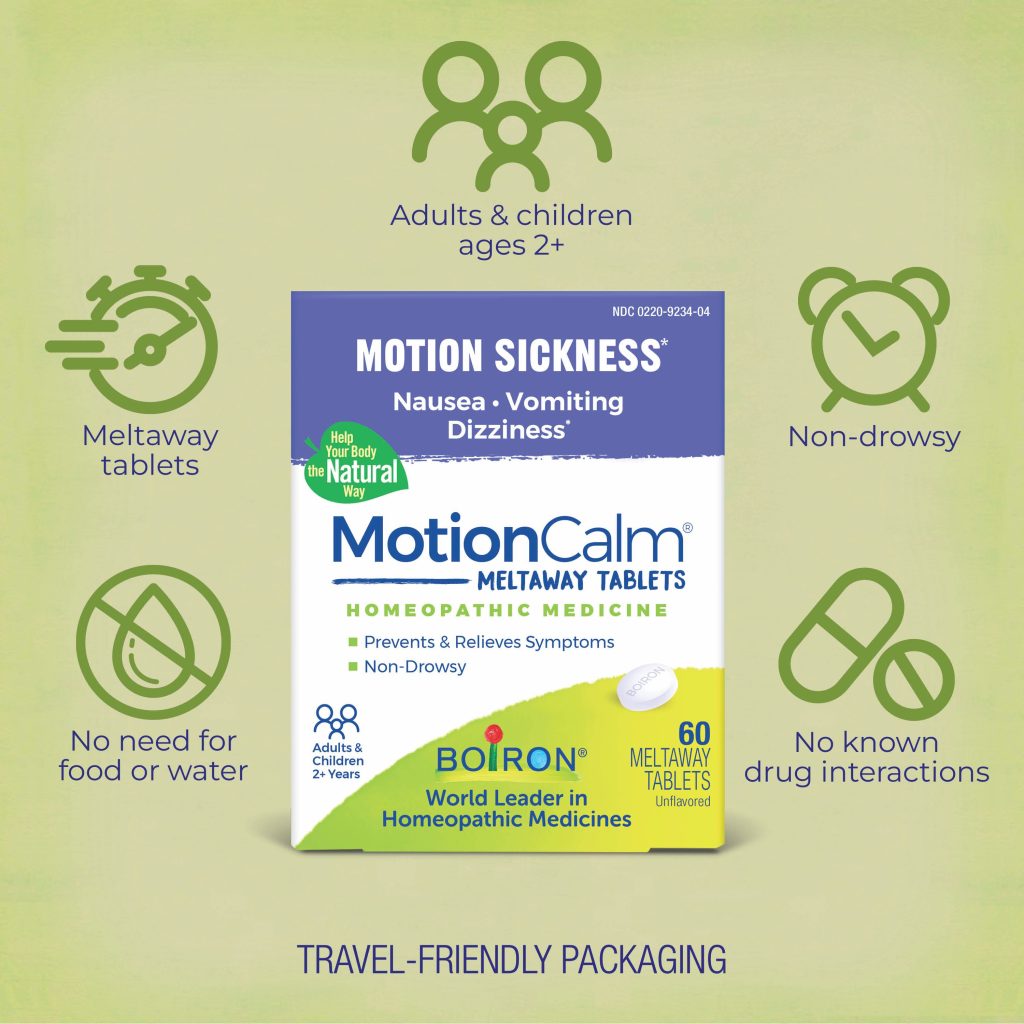Boiron MotionCalm Homeopathic Meltaway Tablets 60ct product image 4