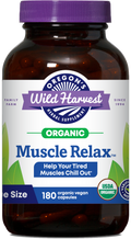 Oregon's Wild Harvest Muscle Relax Organic 180 Capsules front