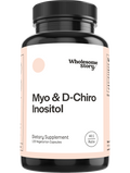 Wholesome Story Myo-Inositol and D-Chiro Inositol 120 capsules front label