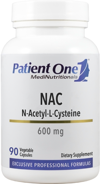Patient One NAC 600 mg 90 Capsules - front product image