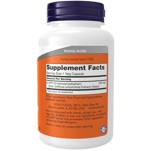 Supplement bottle with orange label on a white background