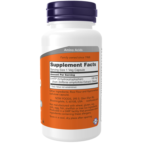 Supplement bottle with orange label on a white background