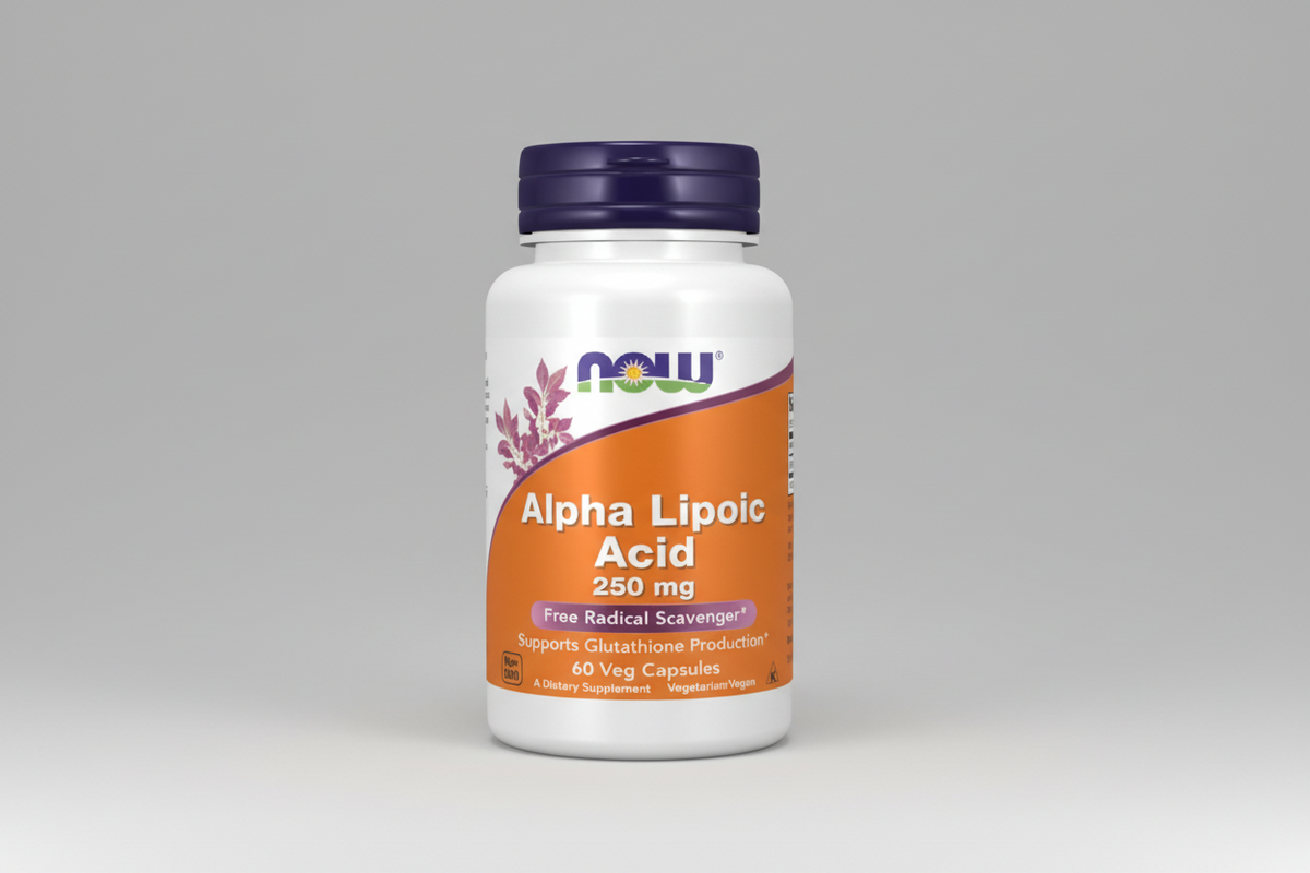 NOW Foods Alpha Lipoic Acid 250 mg 60 Veg Capsules bottle