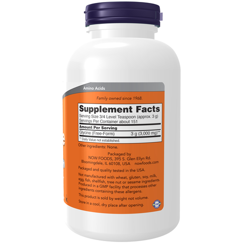 Supplement bottle with orange label showing 'Supplement Facts' on a white background