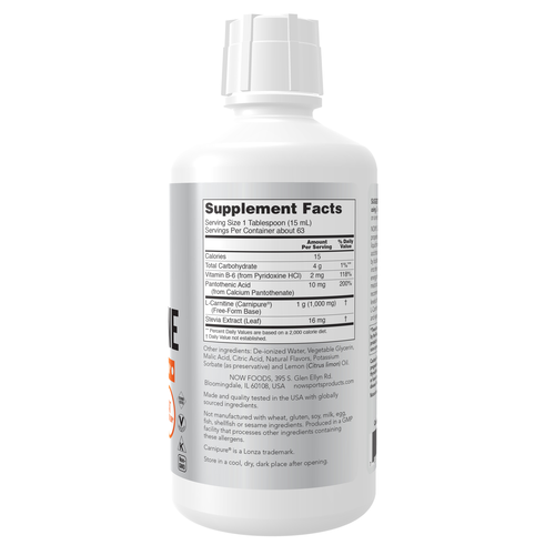 Supplement bottle with label on a white background