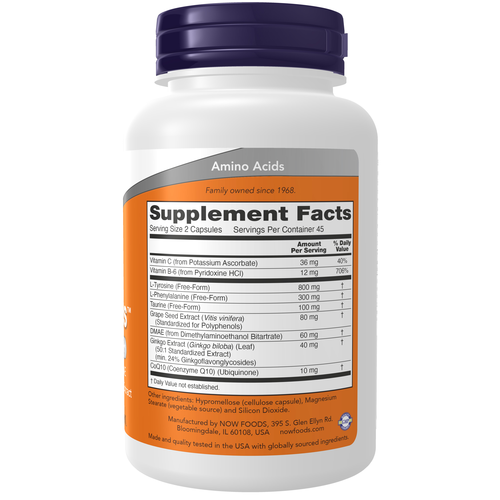 Supplement bottle with 'Supplement Facts' label on a white background