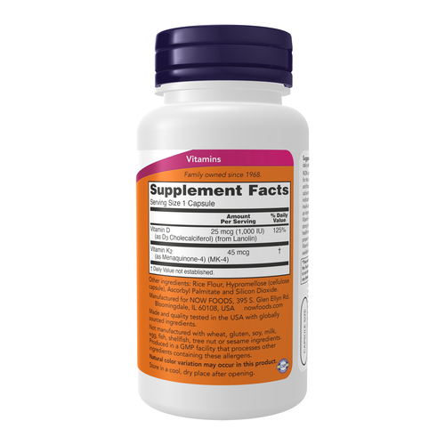 Vitamin supplement bottle with label showing 'Supplement Facts' on a white background