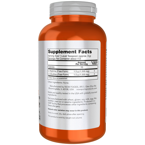 Orange supplement bottle with a label showing 'Supplement Facts' on a white background