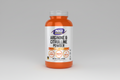 Supplement bottle labeled 'Arginine & Citrulline Powder' by NOW Sports on a white background