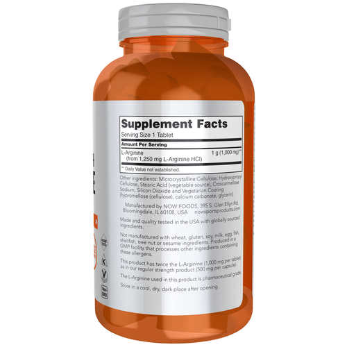 Supplement bottle with label on a white background