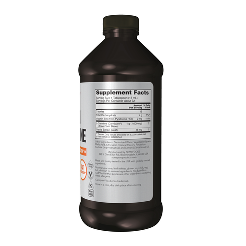 Supplement bottle with label on a white background