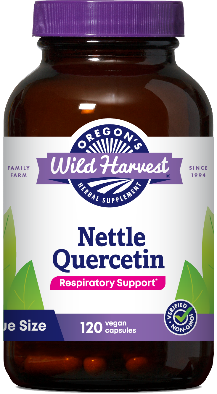 Oregon's Wild Harvest Nettle Quercetin 120 Capsules front