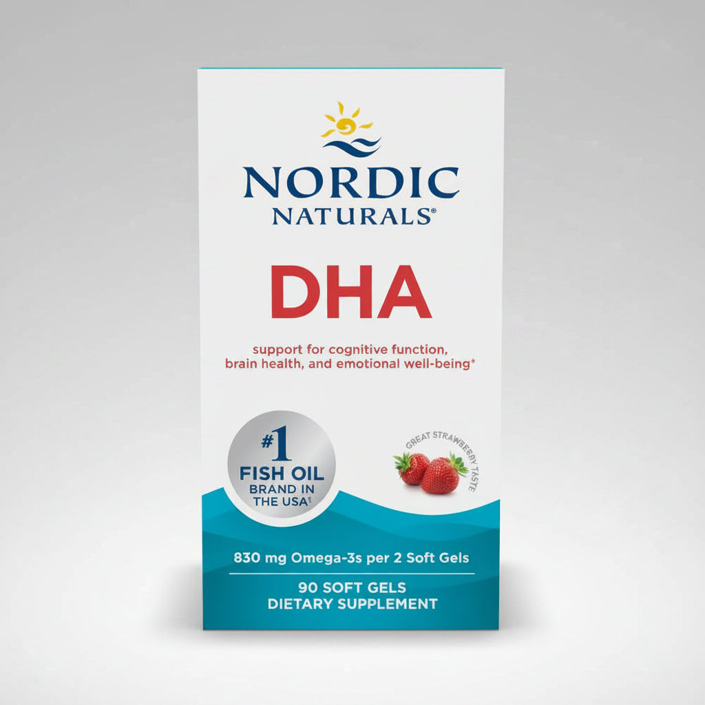 Nordic Naturals DHA Strawberry 90 Soft Gels