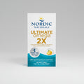 Nordic Naturals Ultimate Omega 2X fish oil supplement packaging on a white background