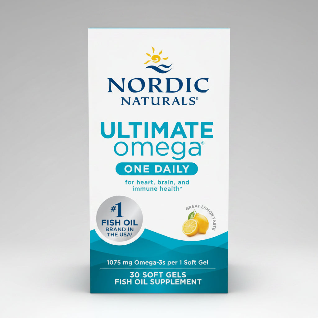 Nordic Naturals Ultimate Omega One Daily, Great Lemon Taste - 30 Soft Gels
