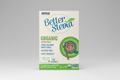 Box of Better Stevia organic sweetener with a coffee illustration on a white background