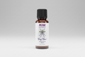 Bottle of NOW Bug Bar essential oil blend on a white background