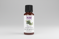 Bottle of NOW Essential Oils Juniper Berry oil on a white background