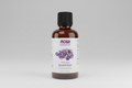 Bottle of NOW Essential Oils lavender oil on a white background