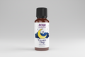 Bottle of NOW Essential Oils Peaceful Sleep blend on a white background