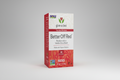Box of 'Better Off Red' tea bags with branding and product details.
