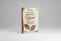 Box of organic multigrain and cauliflower rotini pasta with branding and nutritional information.