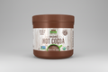 Container of NOW Organic Hot Cocoa on a white background