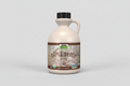 Bottle of NOW Foods Organic Maple Syrup on a white background