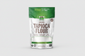Package of NOW Organic Tapioca Flour with green and white design