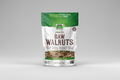 Package of raw walnuts with green and white design