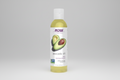Bottle of NOW Solutions avocado oil on a white background