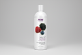 Bottle of NOW Solutions berry full conditioner on a white background
