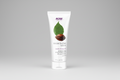 Cocoa butter lotion tube with Now Solutions branding on a white background