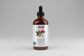 Bottle of NOW Solutions Rosehip Seed Oil on a white background