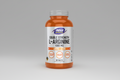 Supplement bottle labeled 'Double Strength L-Arginine 1000 MG' by NOW Sports on a white background.