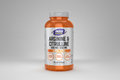 Supplement bottle labeled 'Arginine & Citrulline' by NOW Sports on a white background