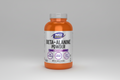 Beta-Alanine powder supplement bottle with Now Sports label on a white background