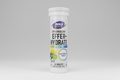 NOW Sports Effer-Hydrate effervescent tablets on a white background
